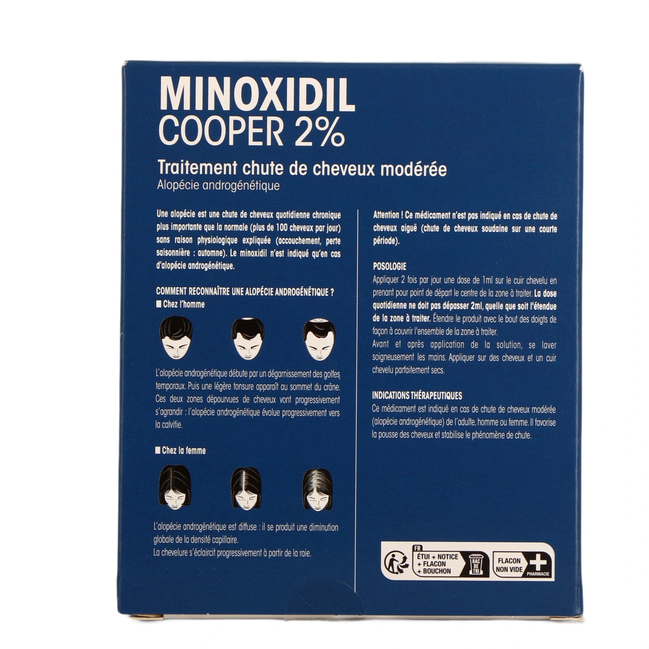 Minoxidil 2% 3x60 ml - Vue 6