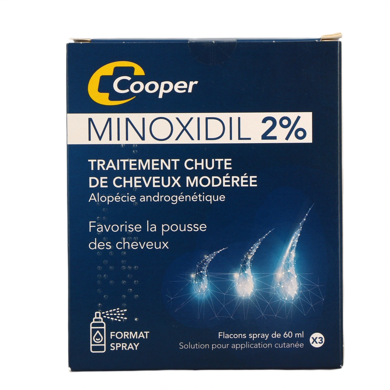 Minoxidil 2% 3x60 ml - Vue 5