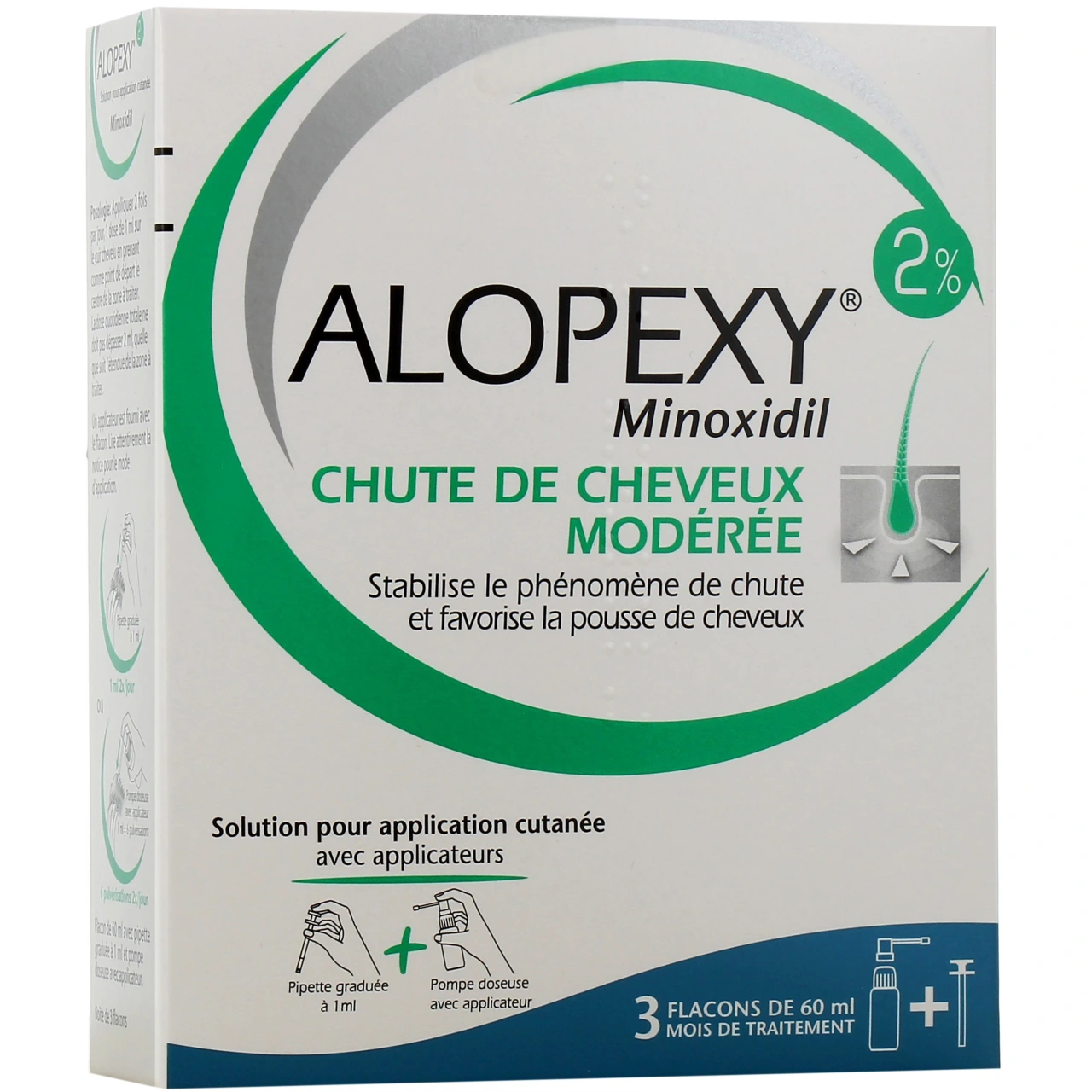 Minoxidil 2% 3x60 ml - Vue 6