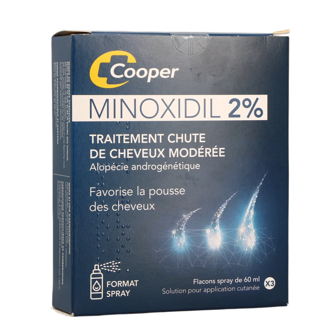 Minoxidil 2% 3x60 ml - Vue 4