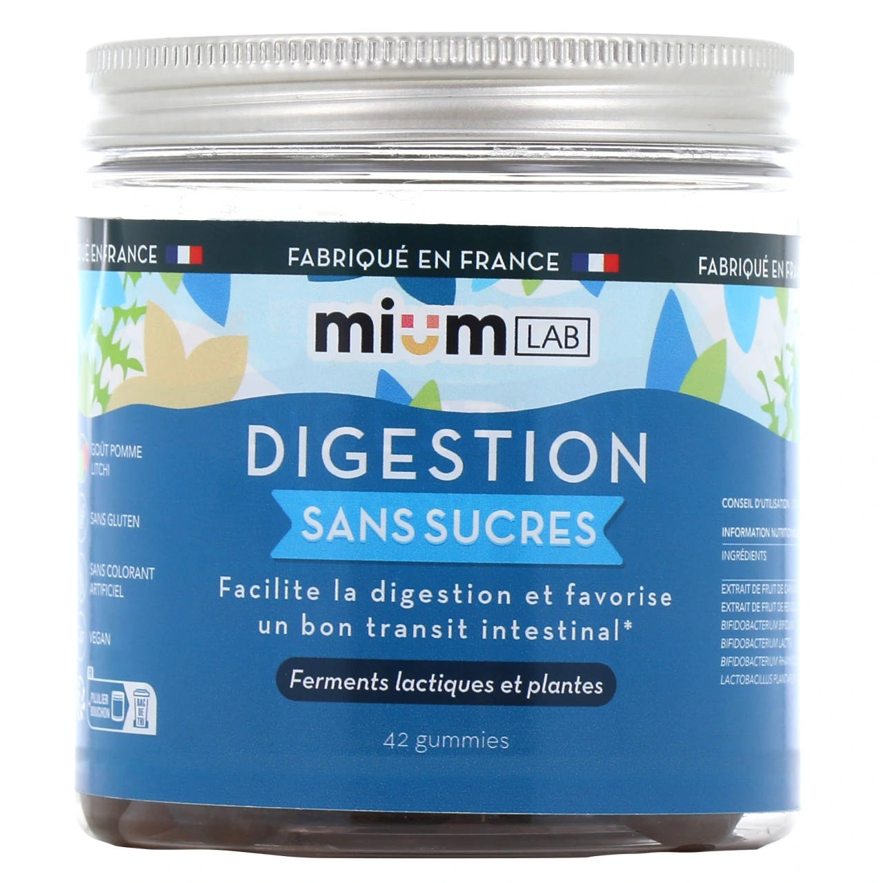 Mium Lab Digestion Gummies sans sucres - Mium Lab