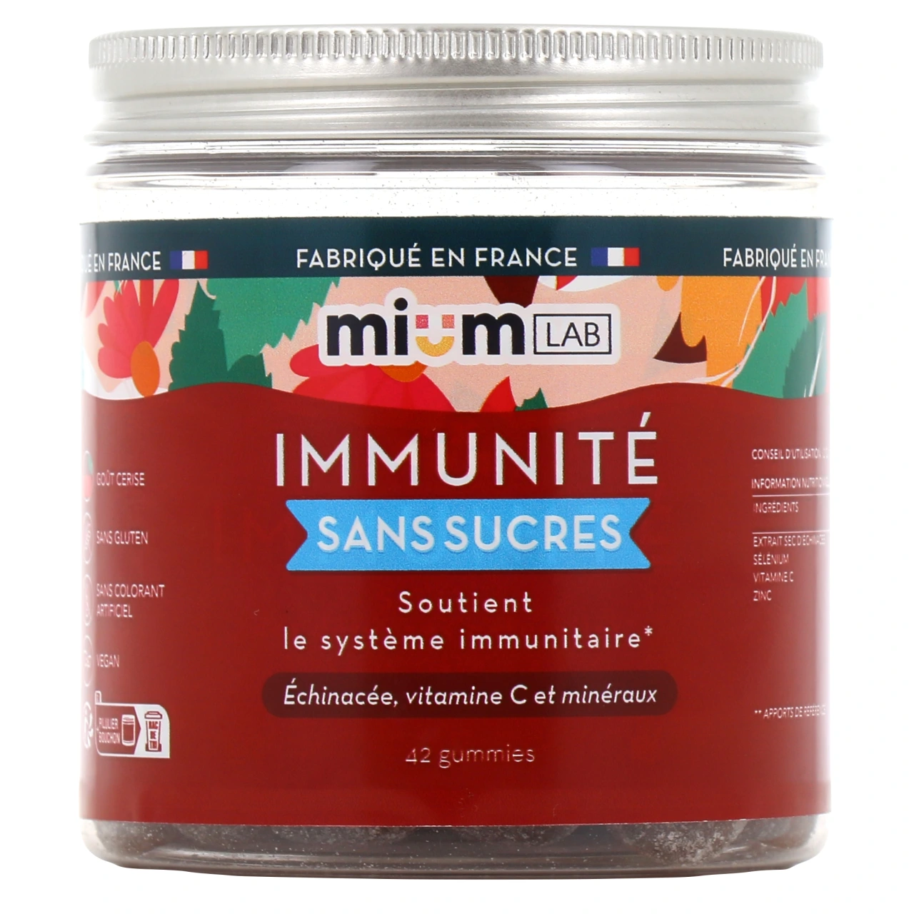 Mium Lab Immunité Gummies sans sucres - Mium Lab