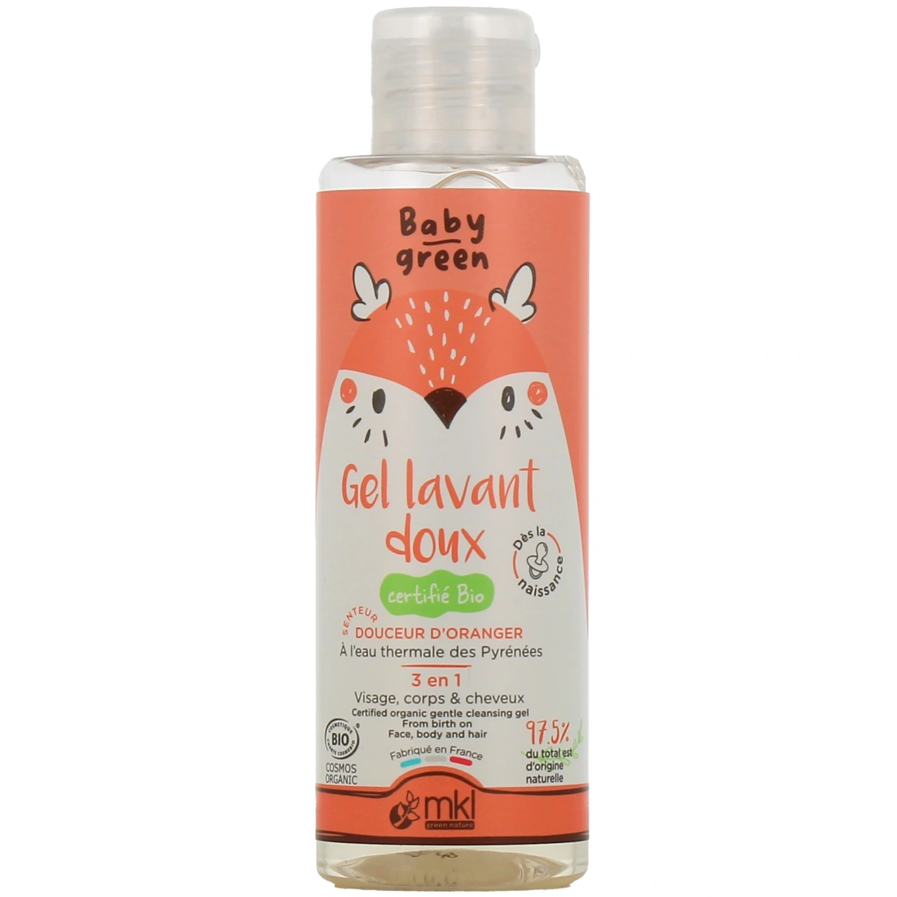 MKL Baby Green Gel Lavant Doux Bio - Vue 4