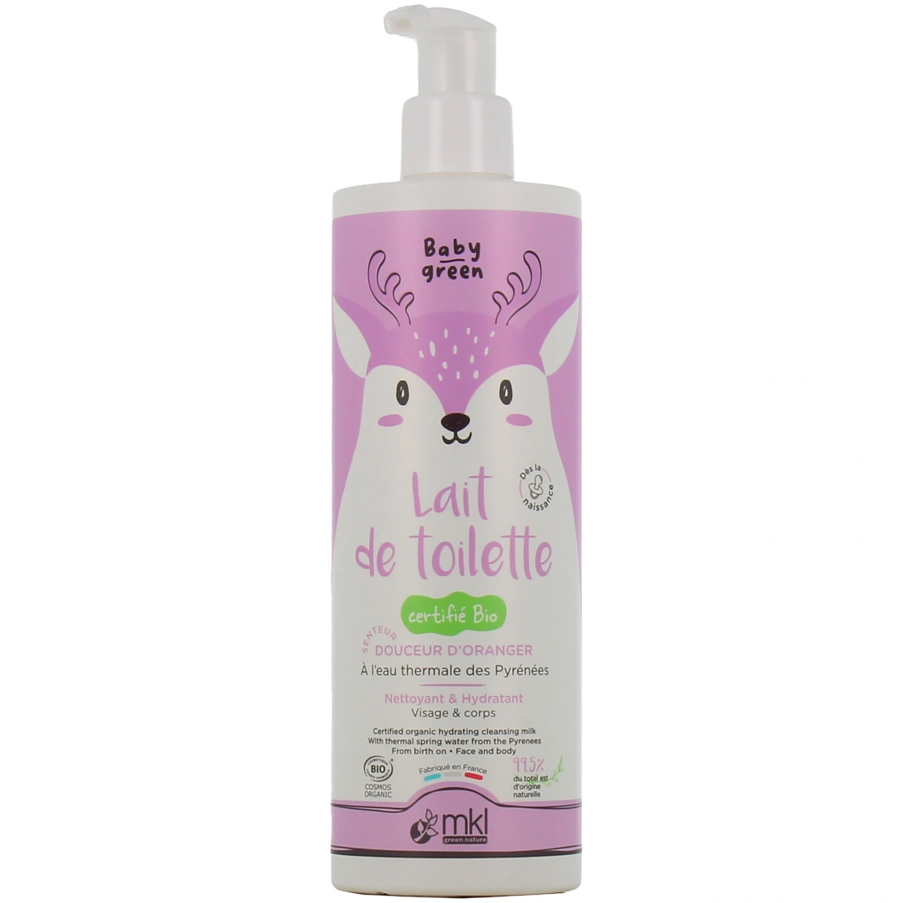 MKL Baby Green Lait de Toilette Bio - MKL Green Nature