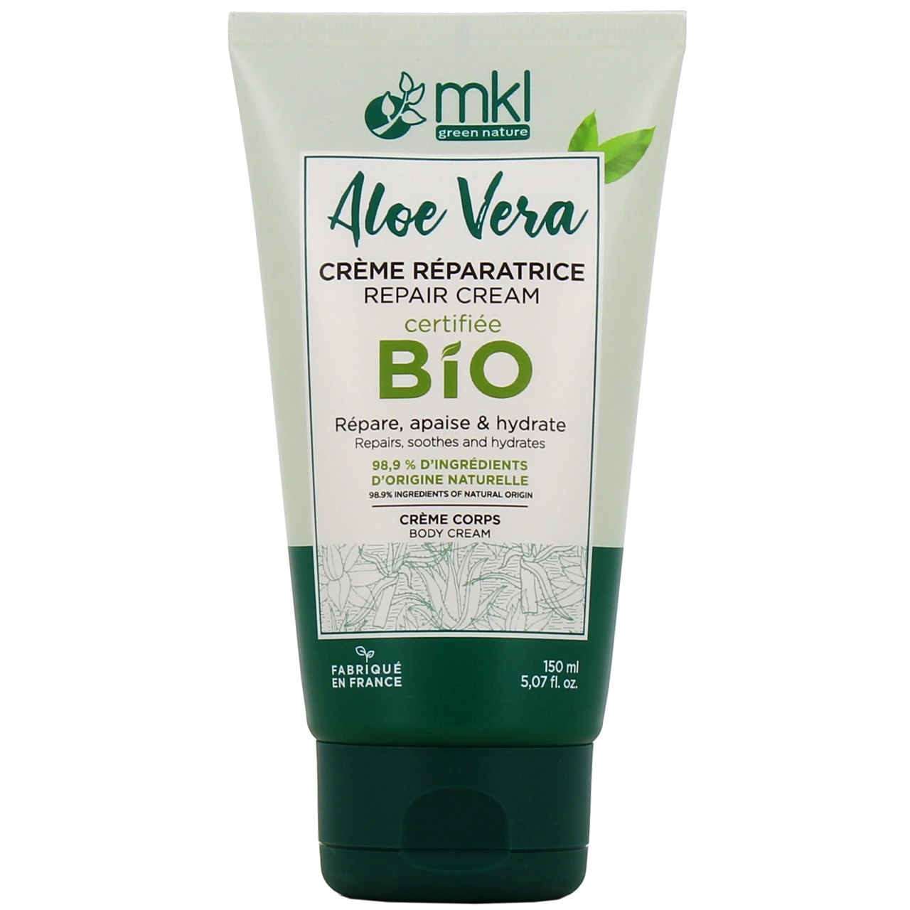 MKL Crème Réparatrice Aloe Vera Bio - MKL Green Nature