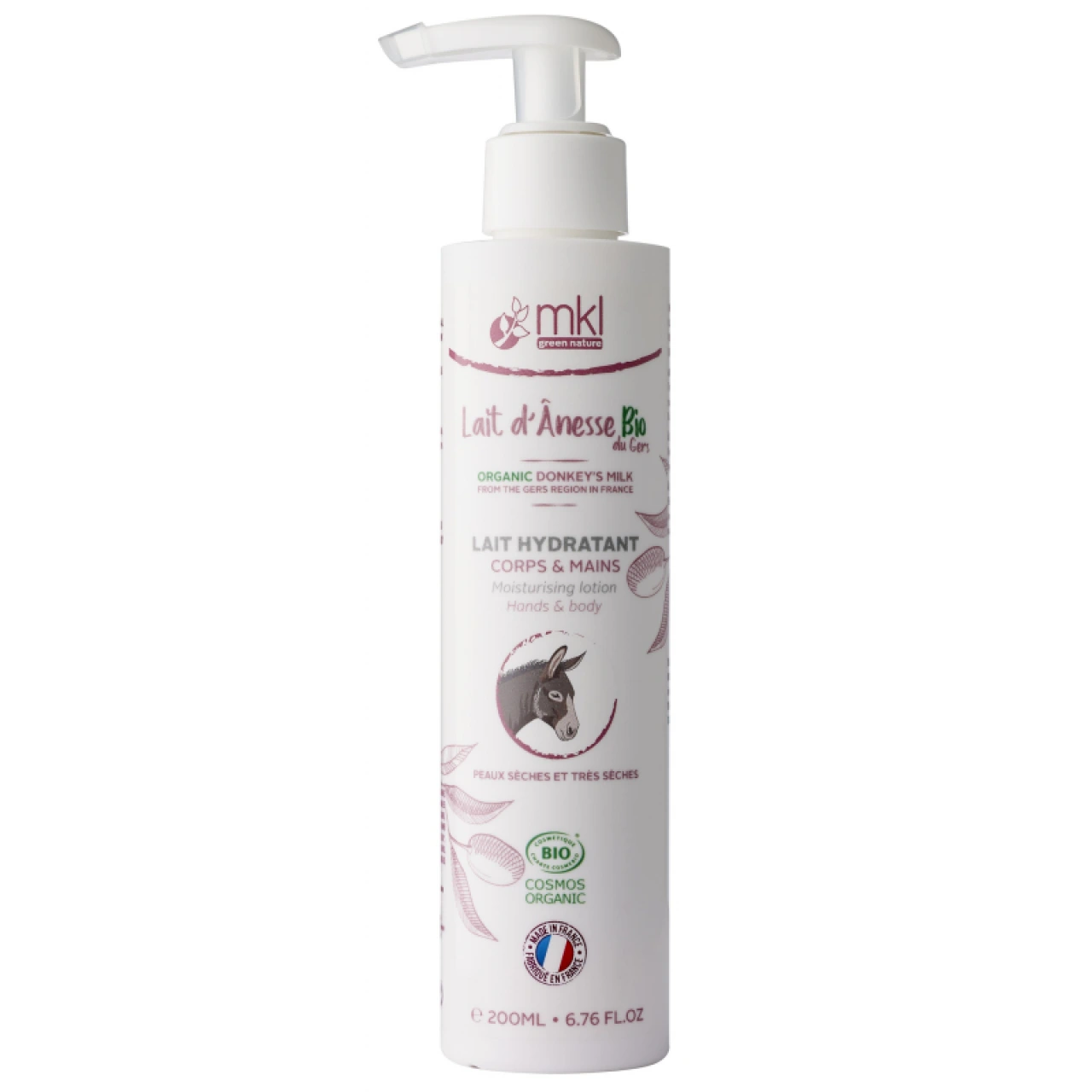 MKL Lait Hydratant Corps & Mains Lait d’ânesse Bio - Vue 3
