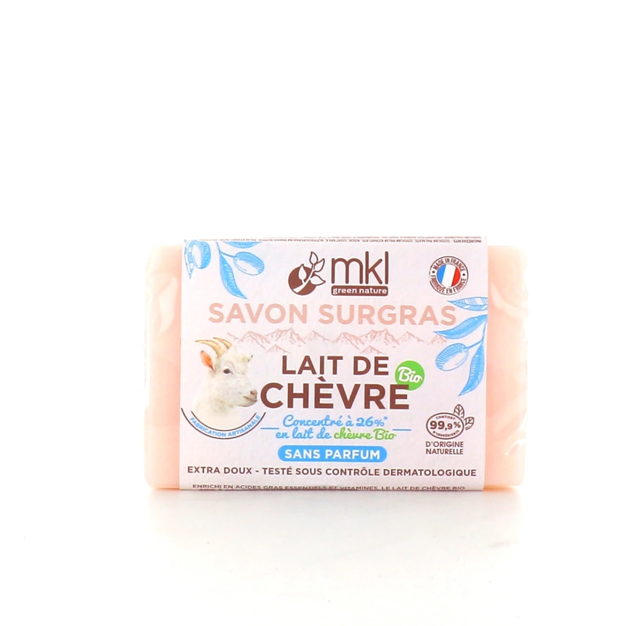 MKL Savon au Lait de Chèvre Bio - MKL Green Nature