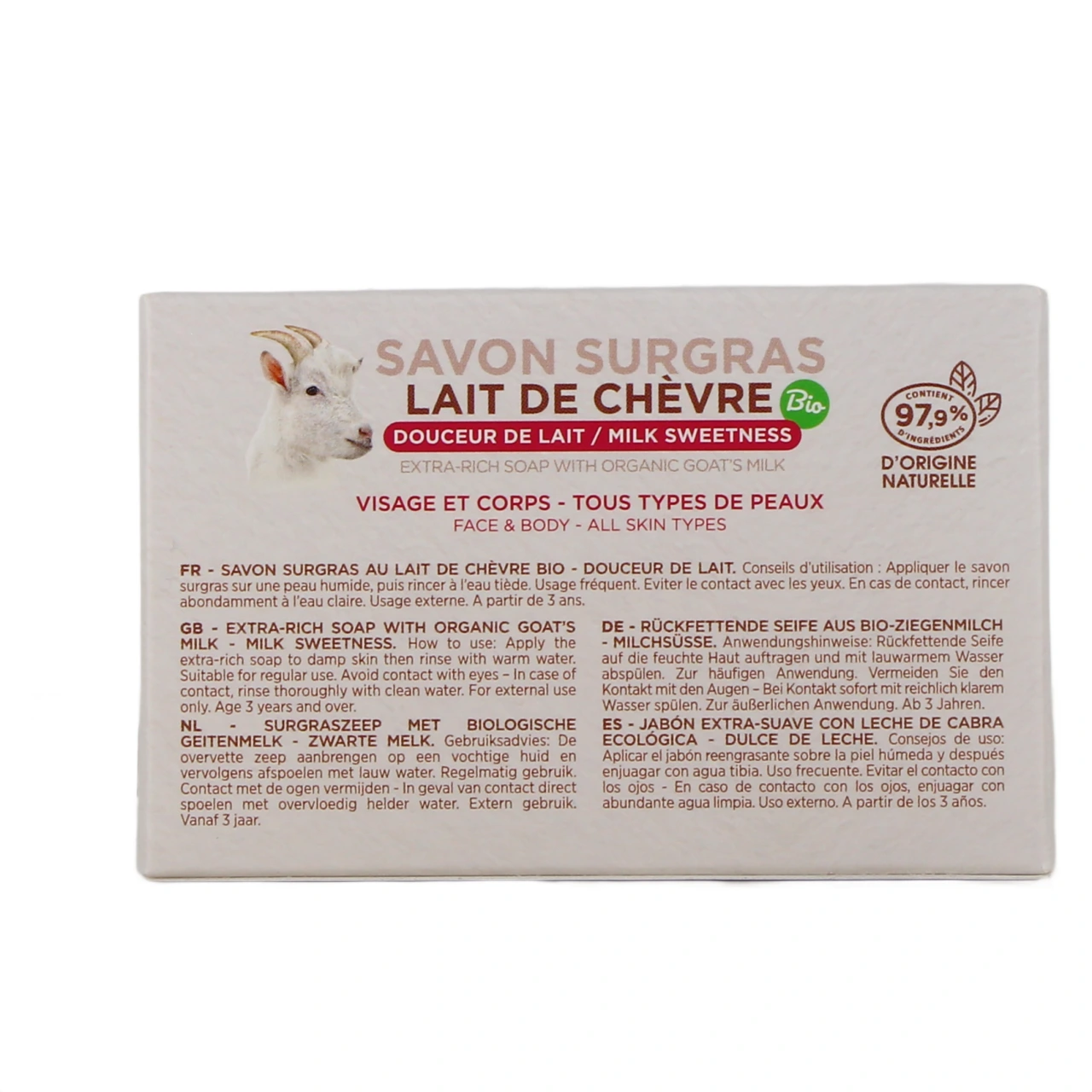 MKL Savon au Lait de Chèvre Bio - Vue 3