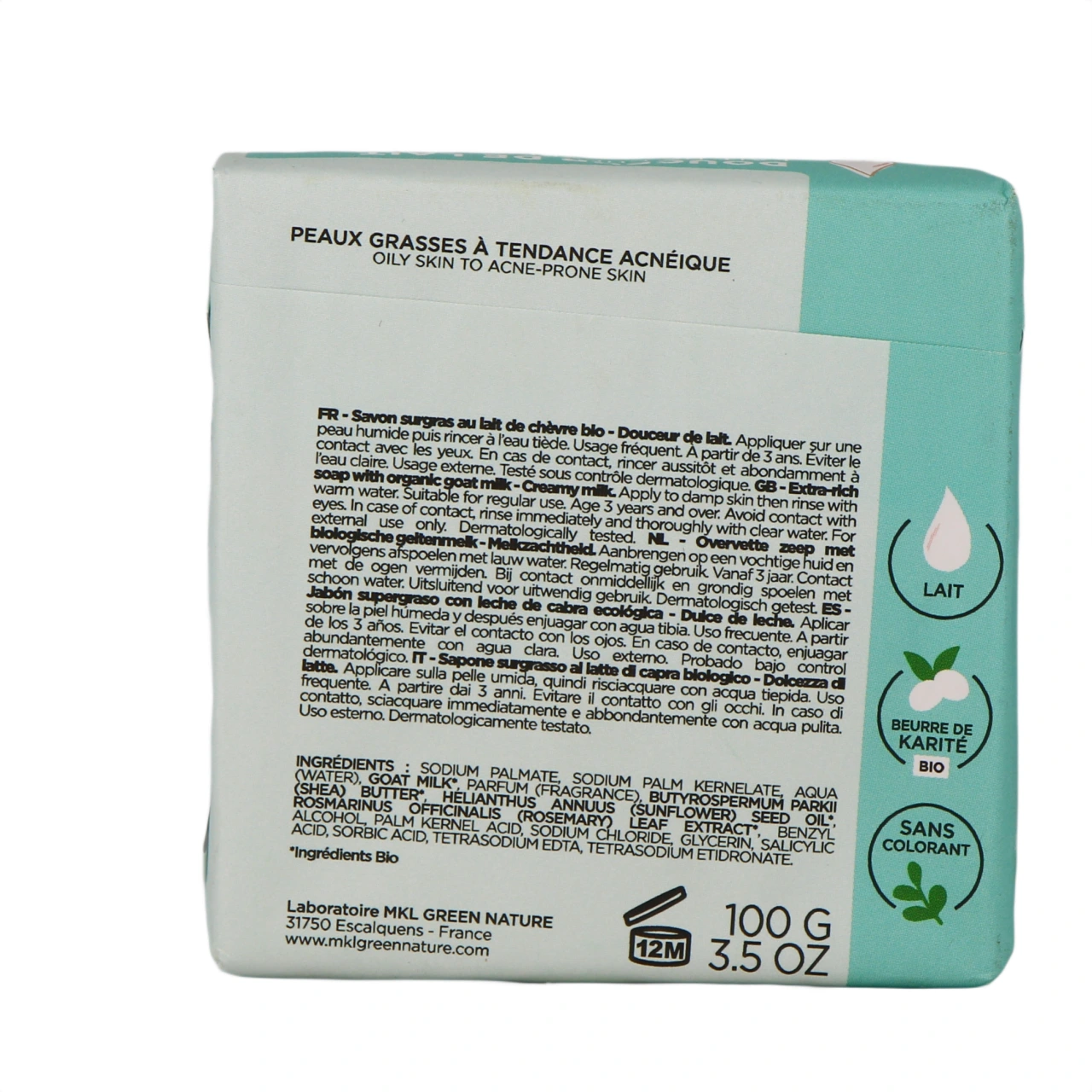 MKL Savon au Lait de Chèvre Bio - Vue 3