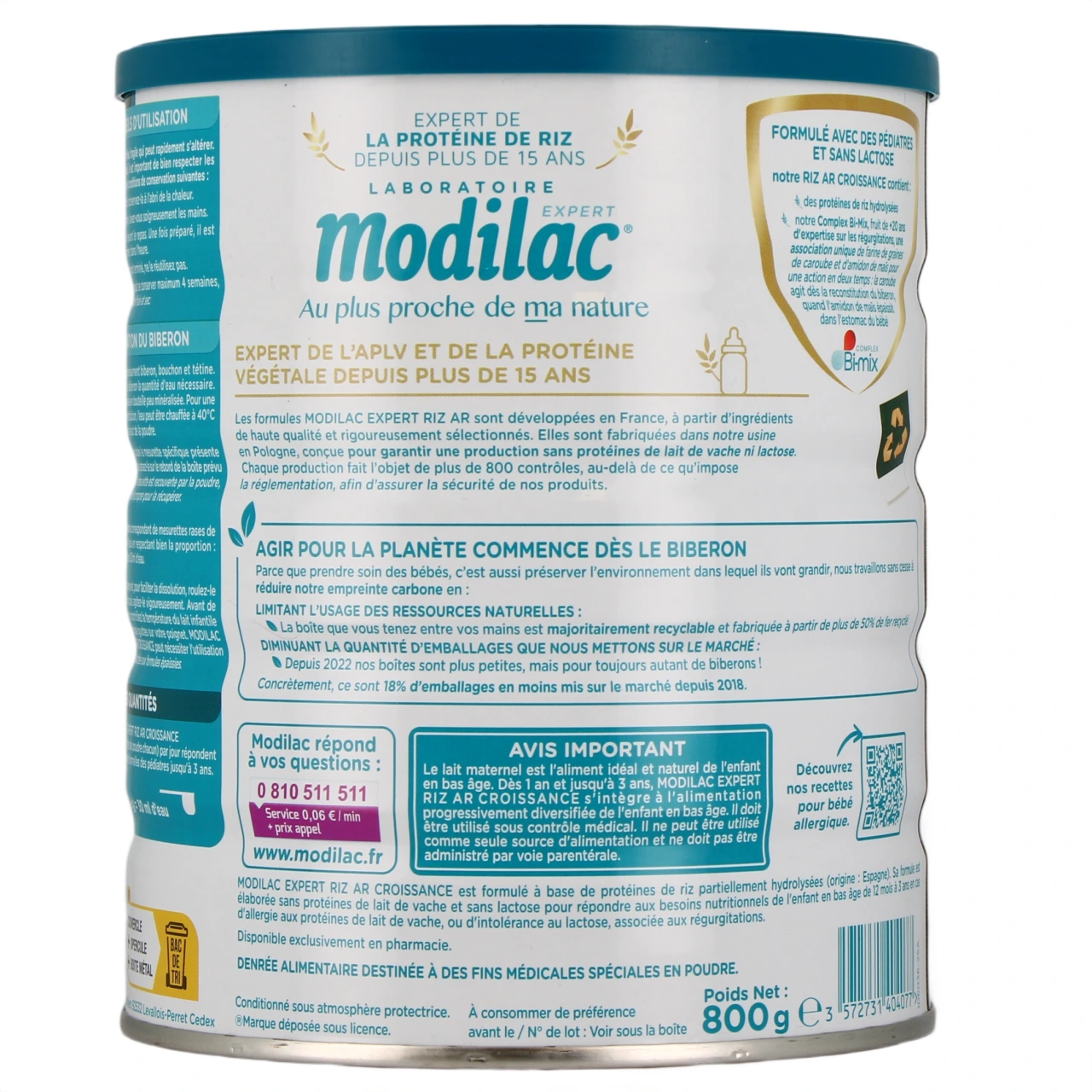 Modilac Expert Riz AR Lait - Vue 9