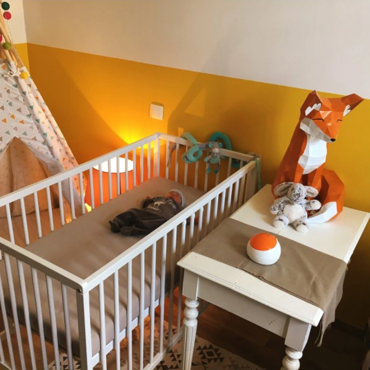 MonFoxy Chaussette Connectée pour surveiller le sommeil de bébé - Vue 4