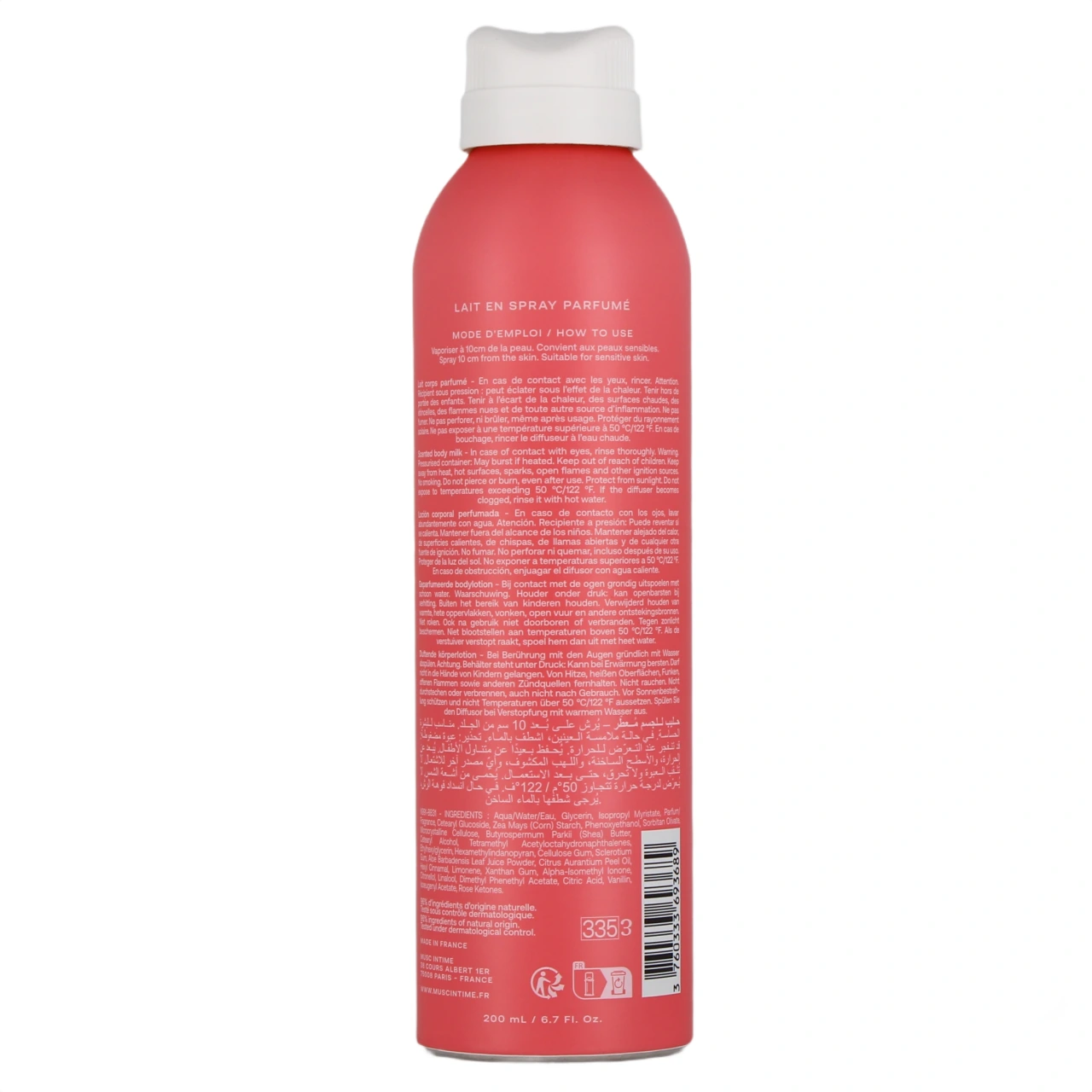 Musc Intime Lait en Spray Parfumé - Vue 5