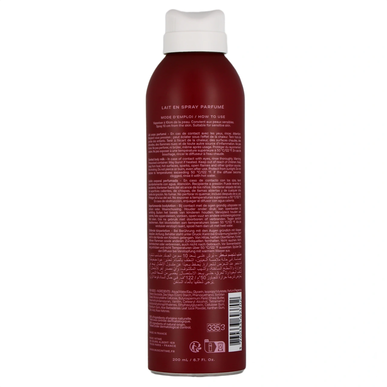 Musc Intime Lait en Spray Parfumé - Vue 8