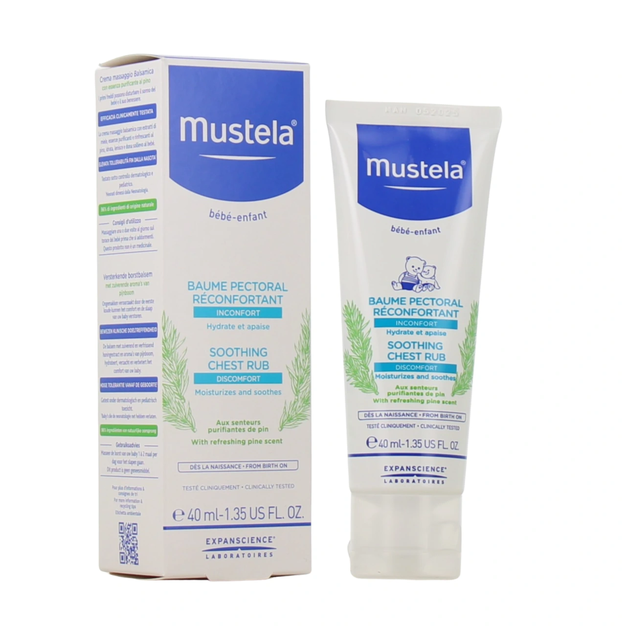 Mustela Baume Pectoral Réconfortant - Mustela