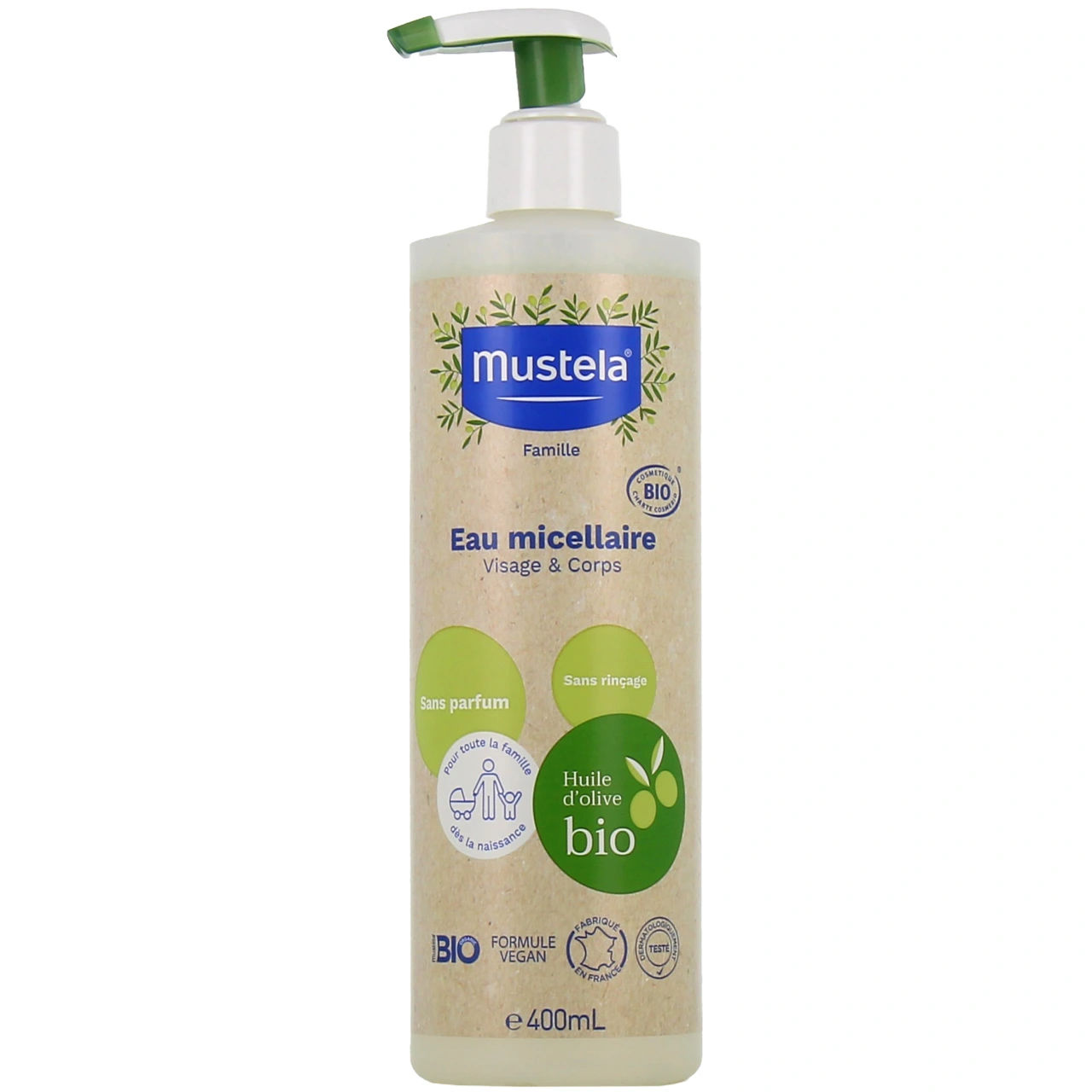 Mustela Eau Micellaire Sans Parfum Bio - Mustela
