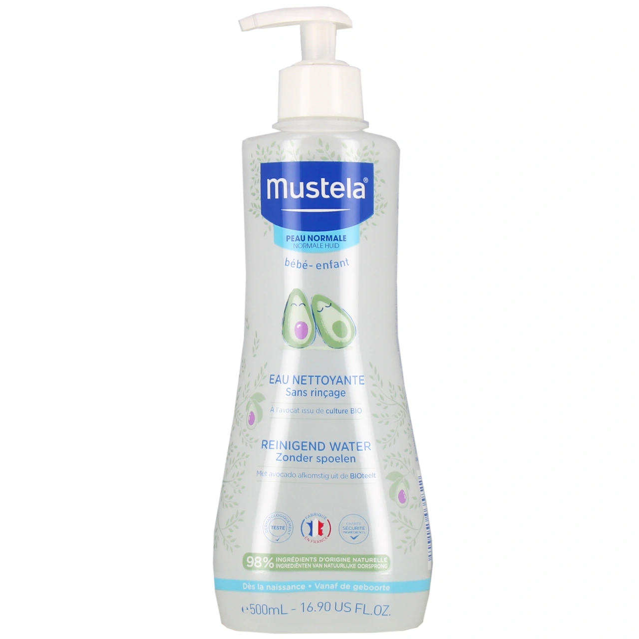 Mustela Eau nettoyante sans rinçage à l'avocat - Vue 10