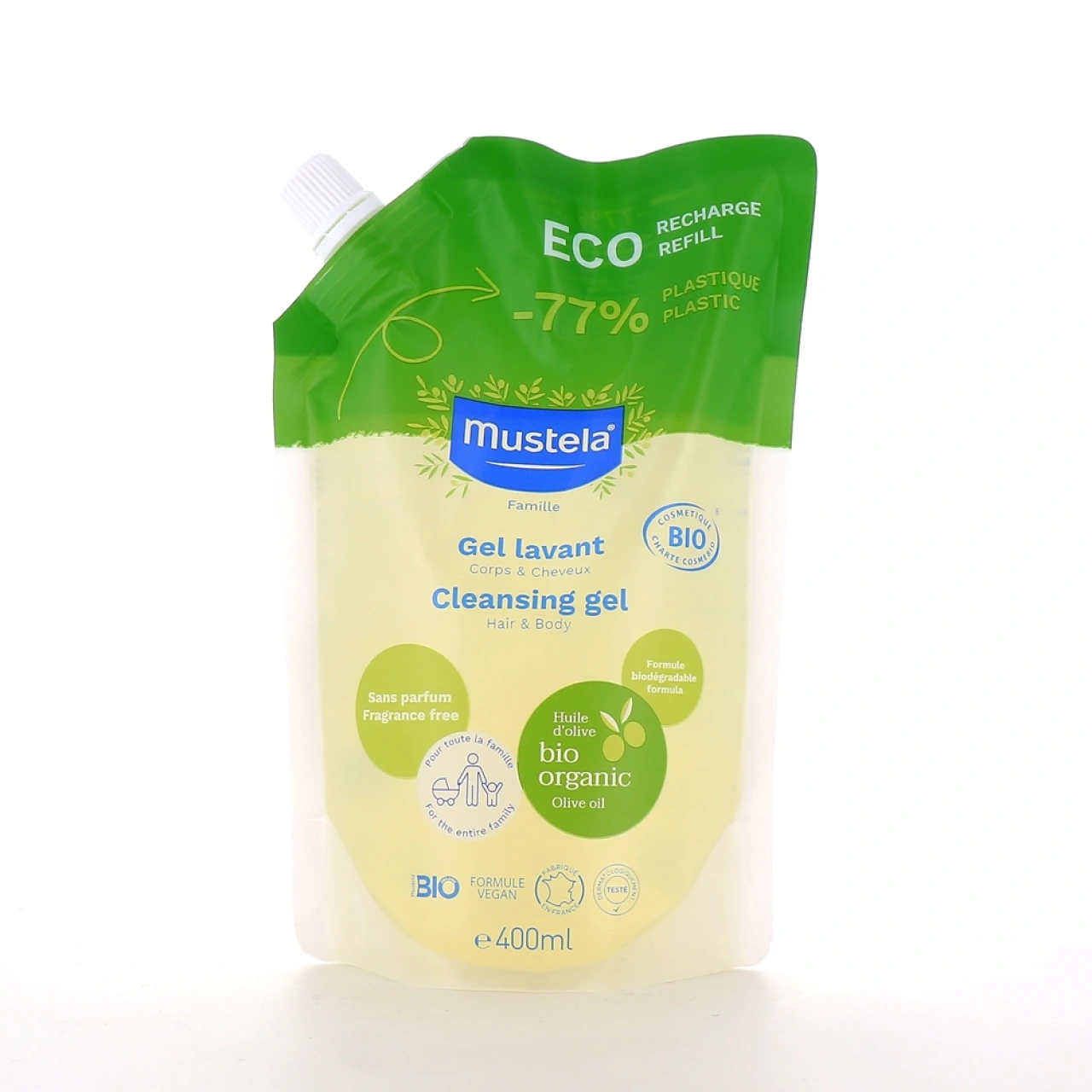 Mustela Gel Lavant Sans Parfum Bio - Vue 6