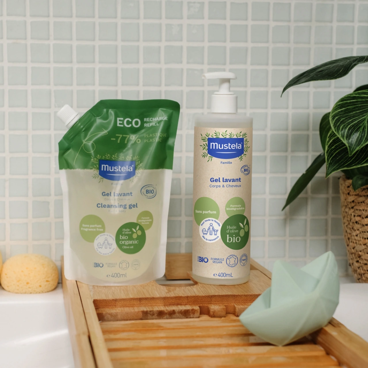 Mustela Gel Lavant Sans Parfum Bio - Vue 8