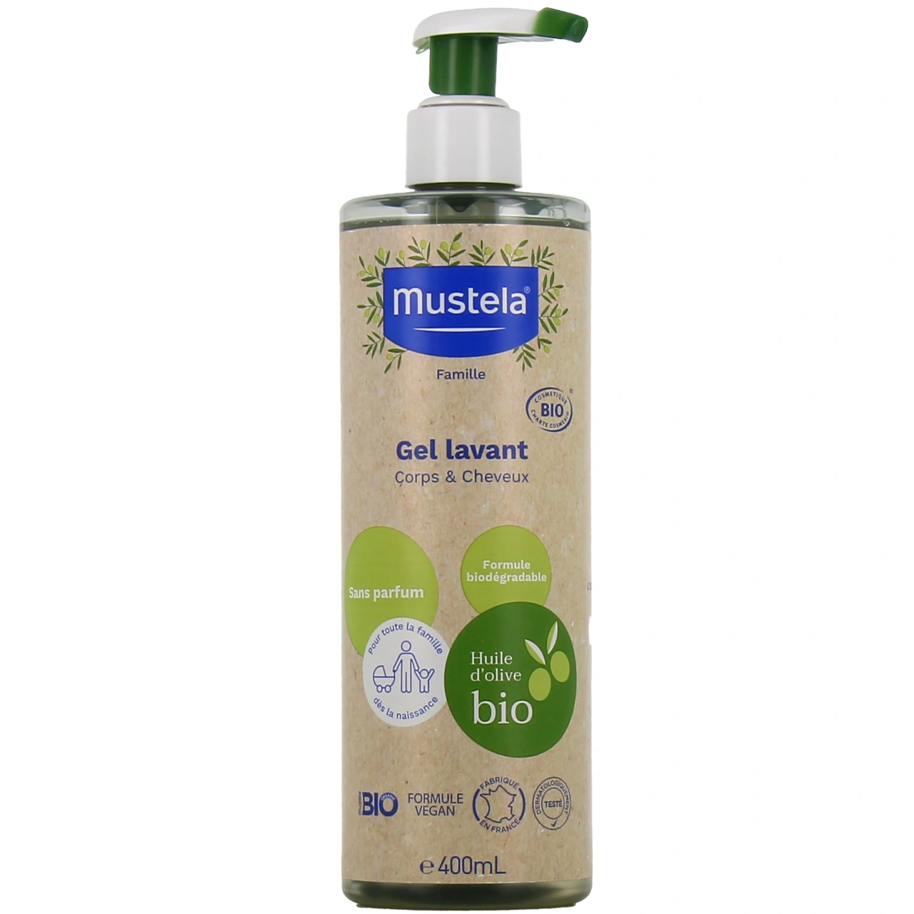 Mustela Gel Lavant Sans Parfum Bio - Mustela