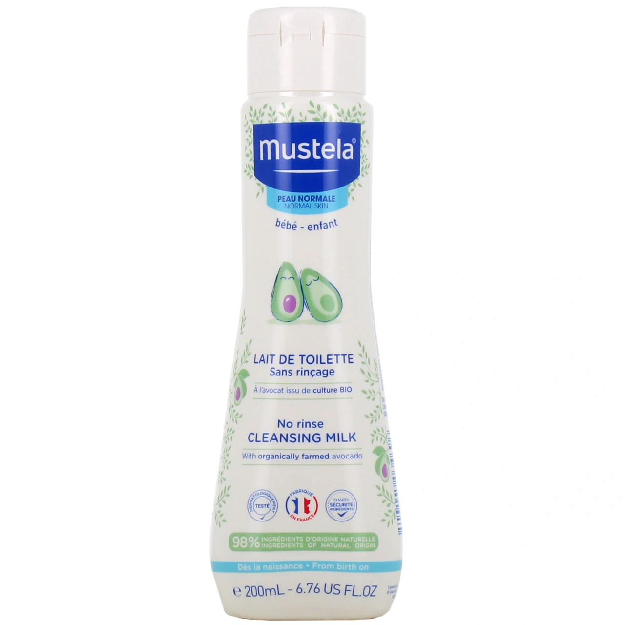Mustela Lait de toilette sans rinçage - Vue 9