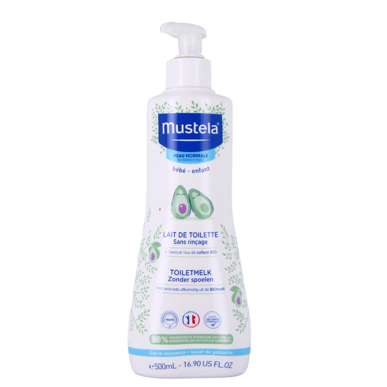 Mustela Lait de toilette sans rinçage - Vue 4