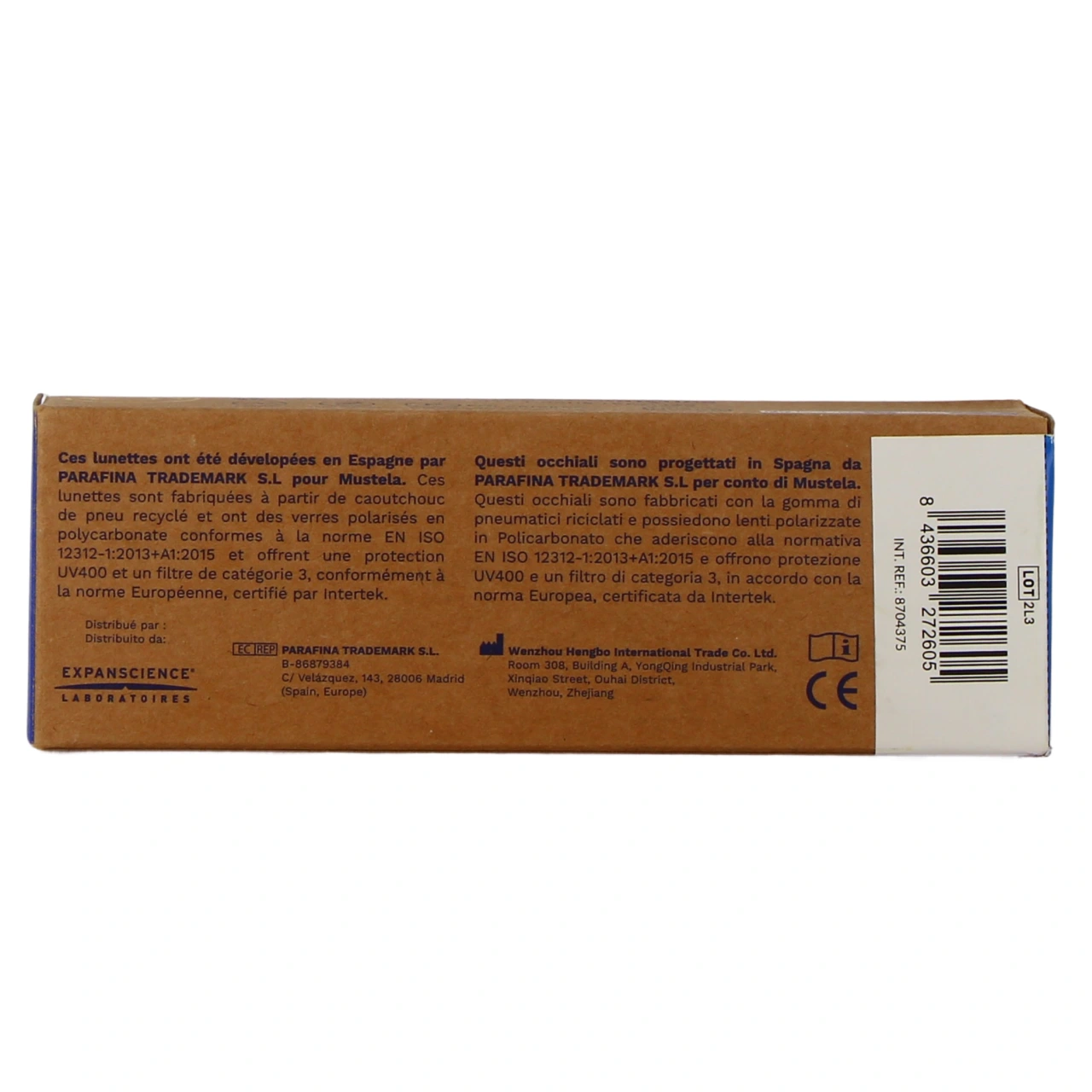 Mustela Lunettes de Soleil Enfant 3-5 Ans - Vue 3