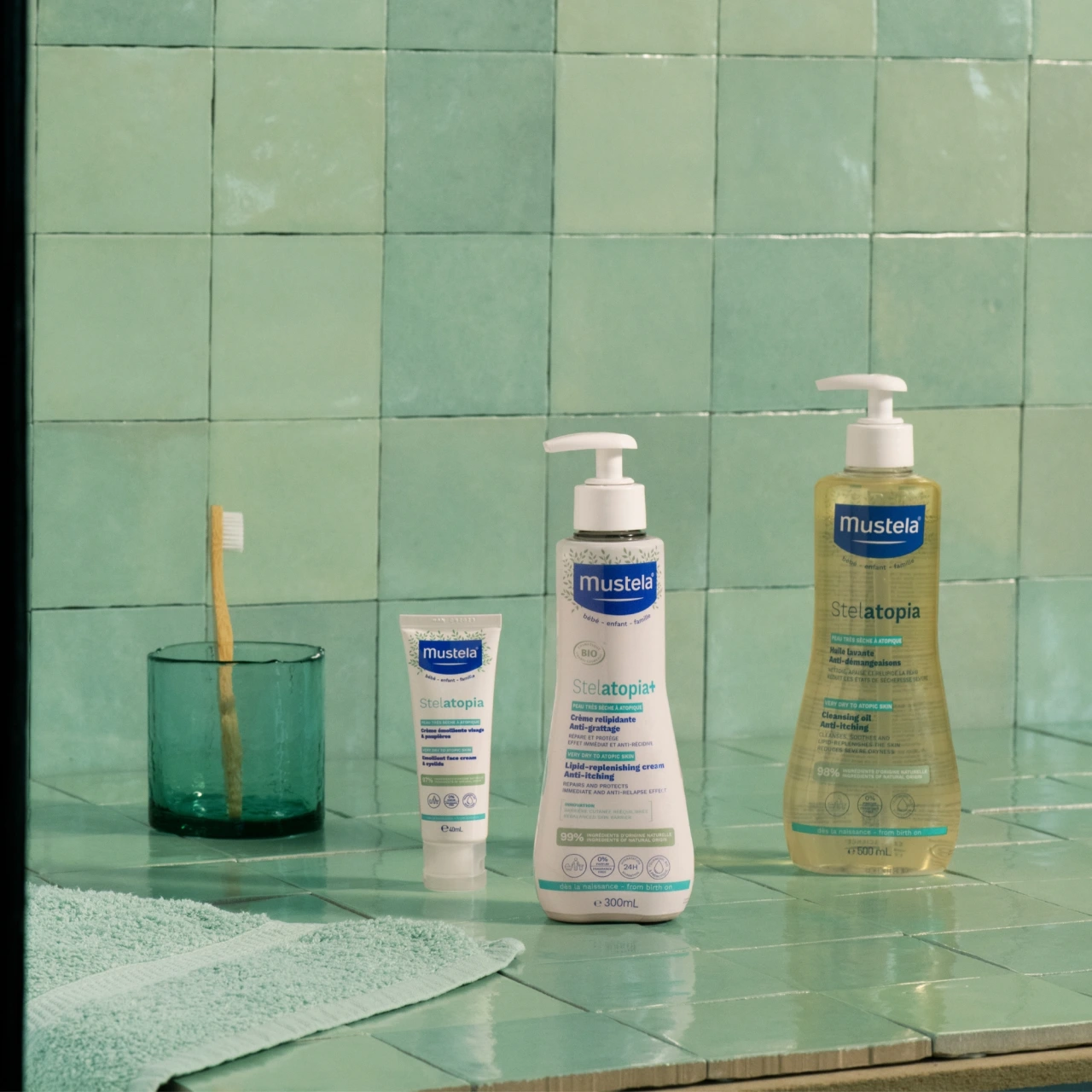 Mustela Stelatopia Crème Emolliente Visage - Vue 4