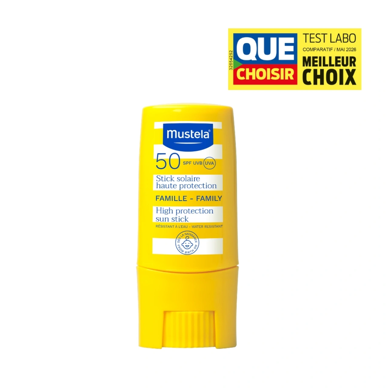 Mustela Stick Solaire Haute Protection SPF 50 - Vue 2