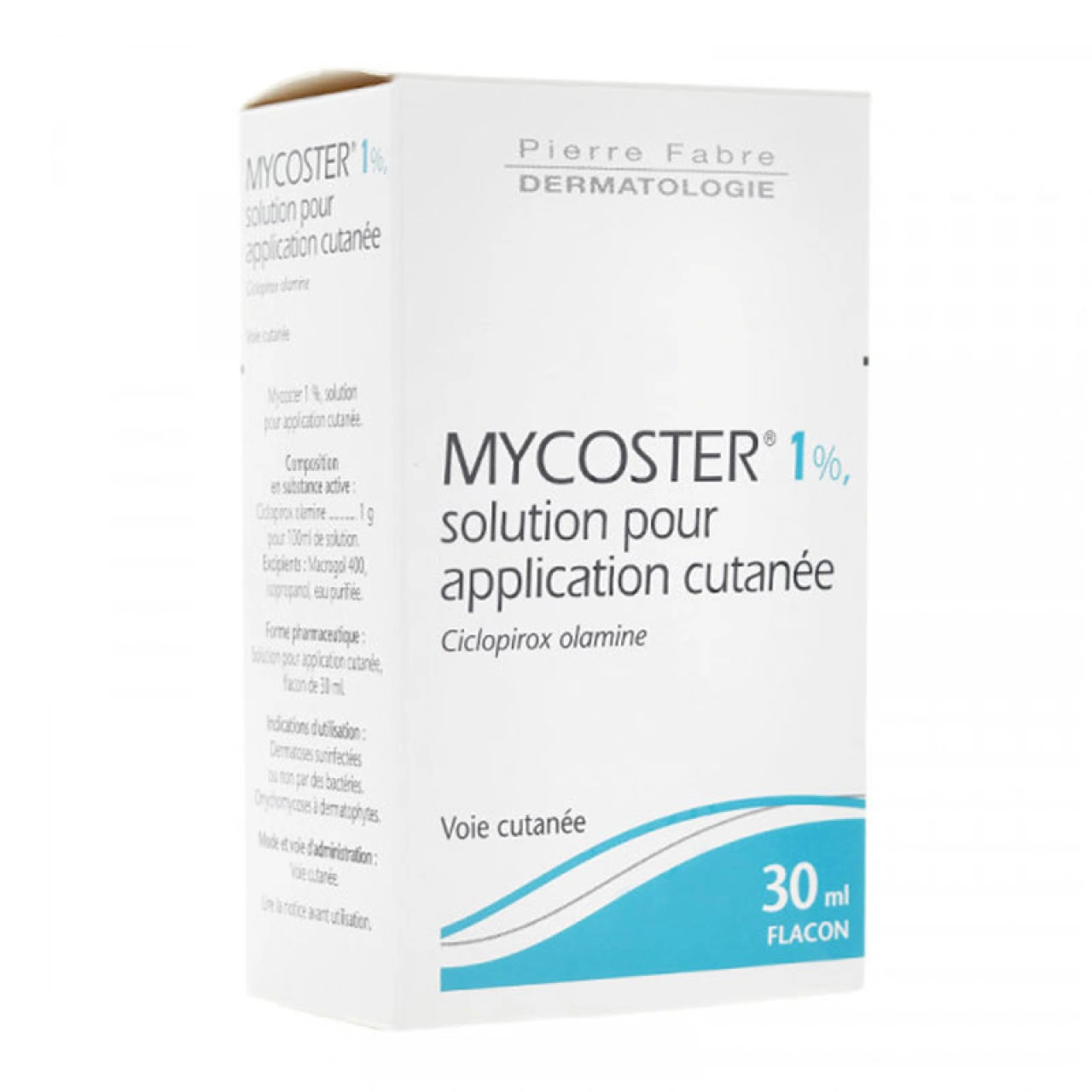 Mycoster 1% Solution pour Application cutanée - Pierre Fabre