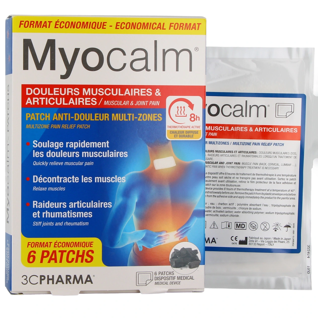 Myocalm Patchs Douleurs Musculaires - 3C Pharma