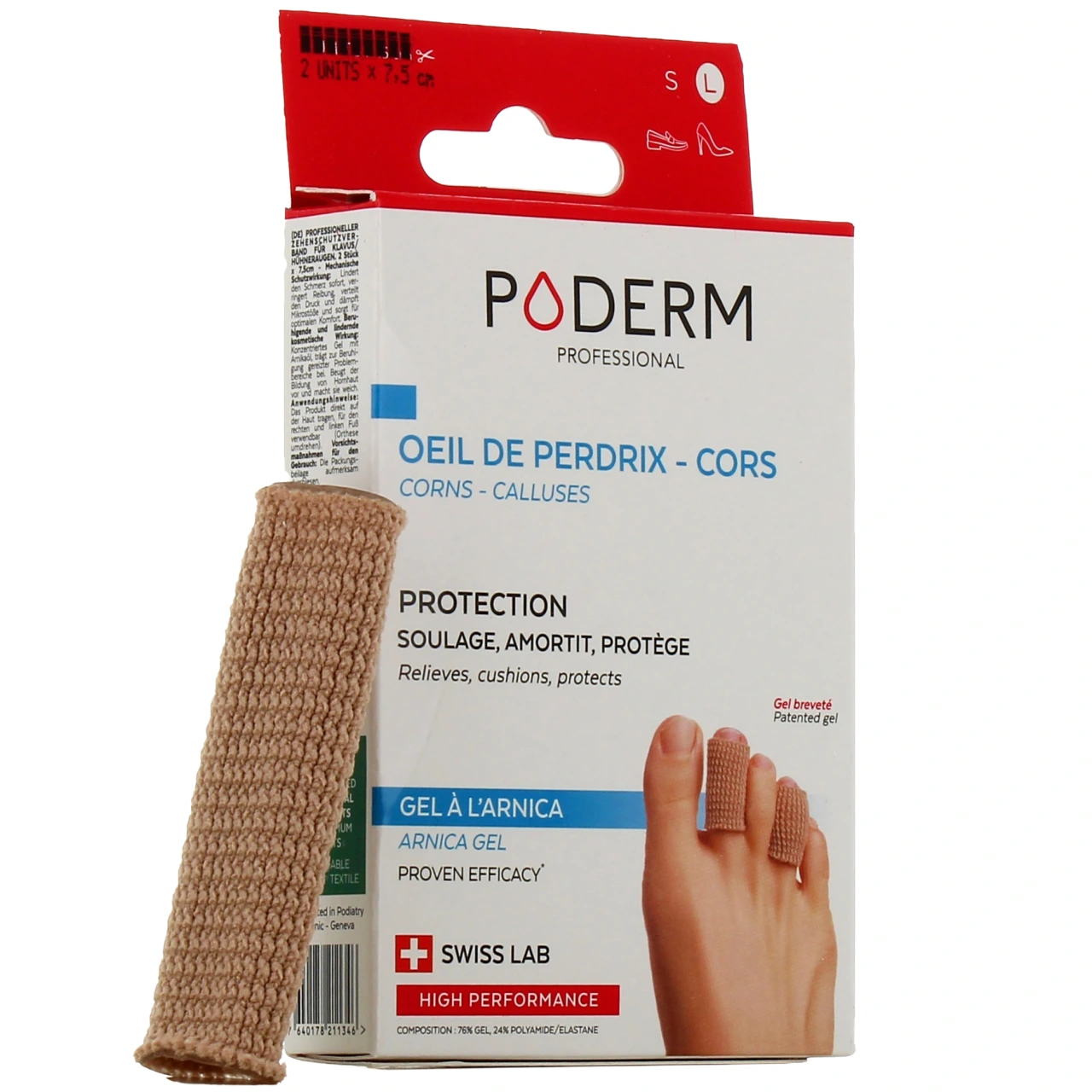 Poderm Digitube Cors Œil de perdrix - Poderm
