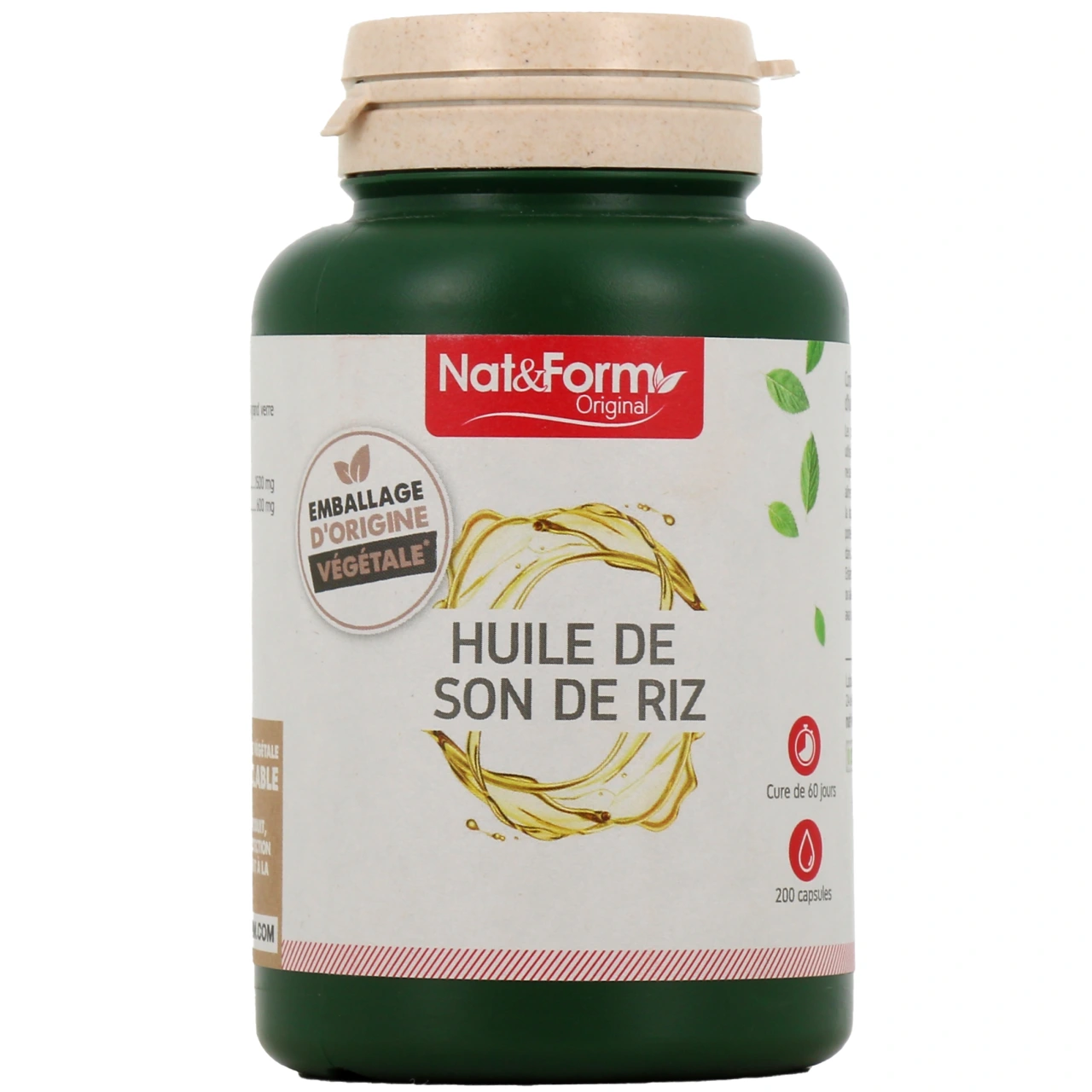 Nat & Form Huile de Son de Riz - Nat & Form