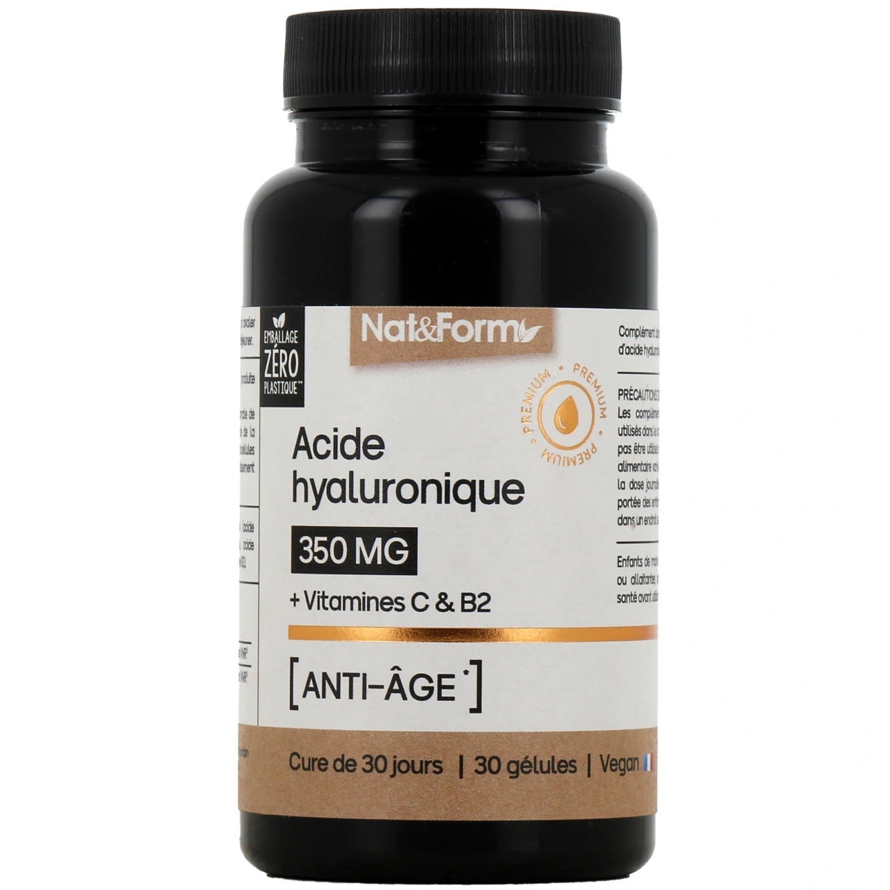 Nat & Form Acide Hyaluronique 350 mg Anti-âge - Nat & Form