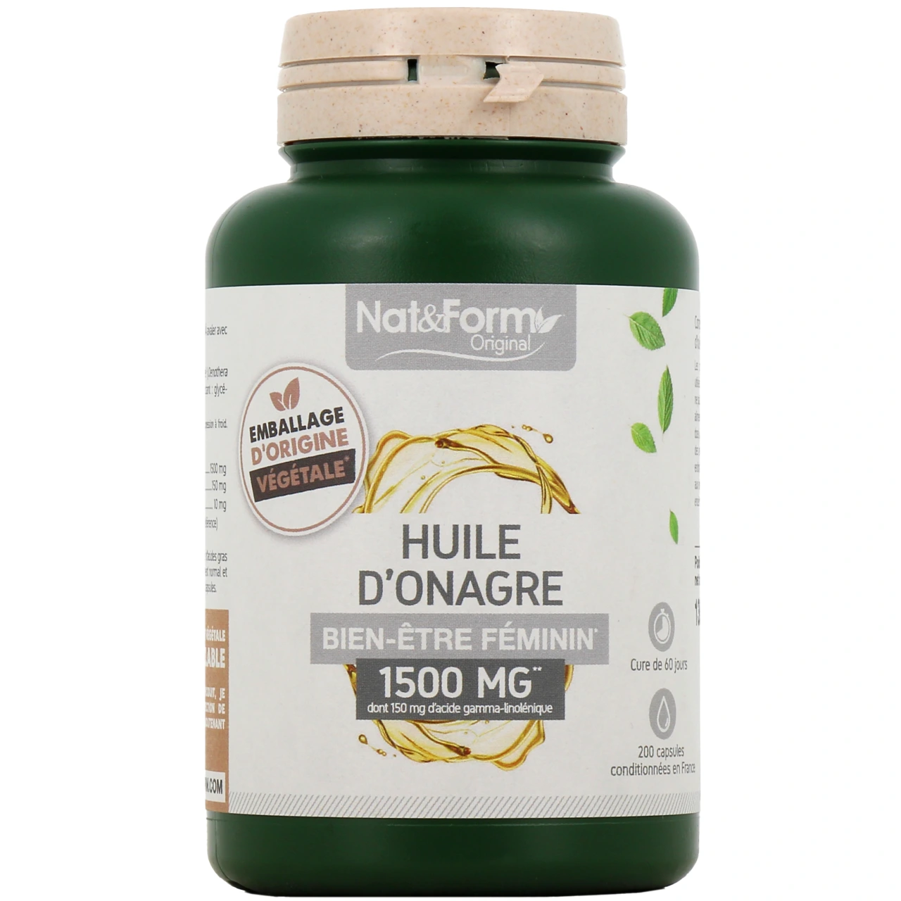 Nat & Form Huile d'onagre Bien-être féminin - Nat & Form