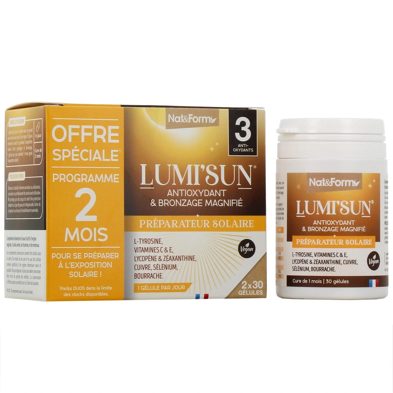 Nat & Form Lumi Sun Préparateur Solaire - Nat & Form