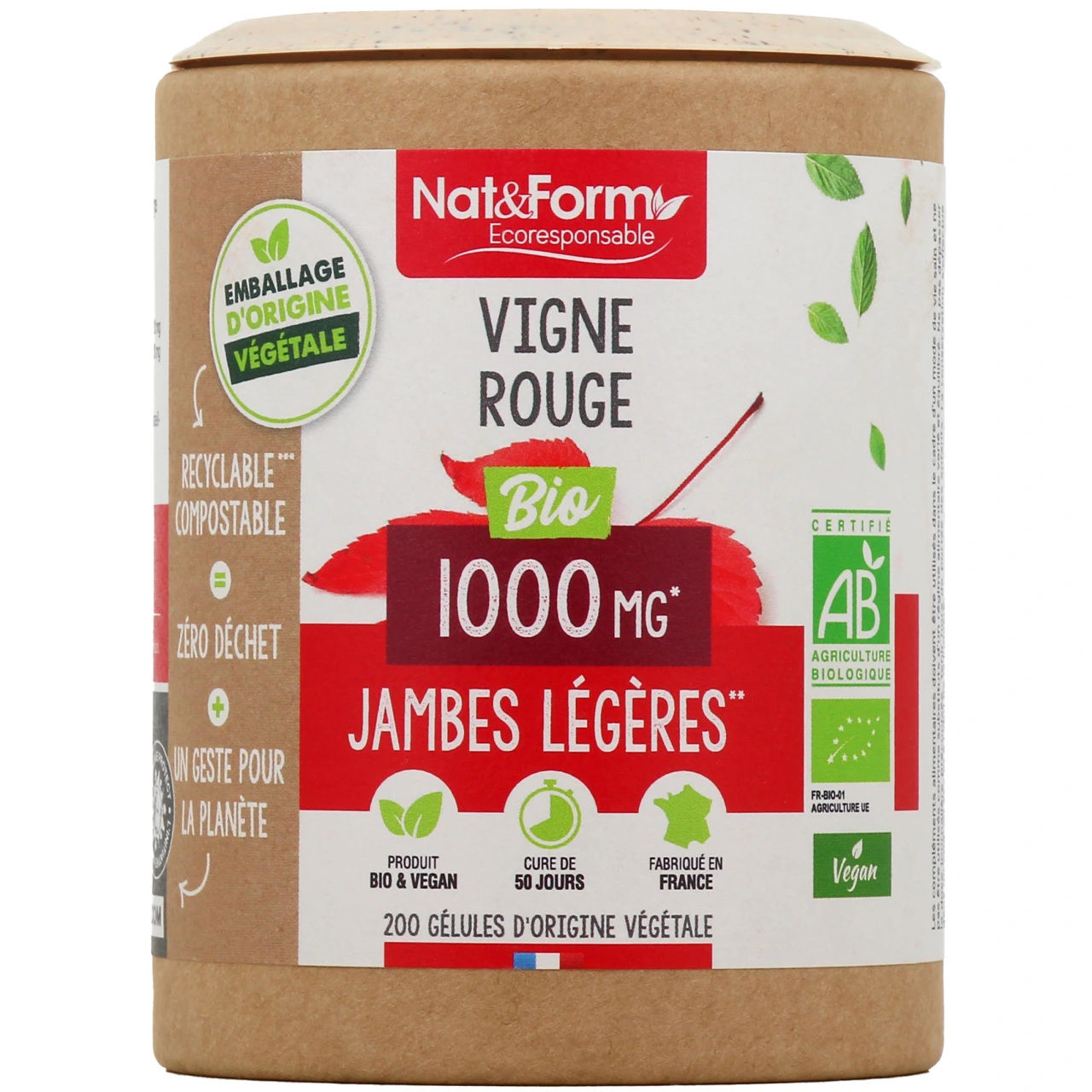 Nat & Form Vigne Rouge Bio - Nat & Form