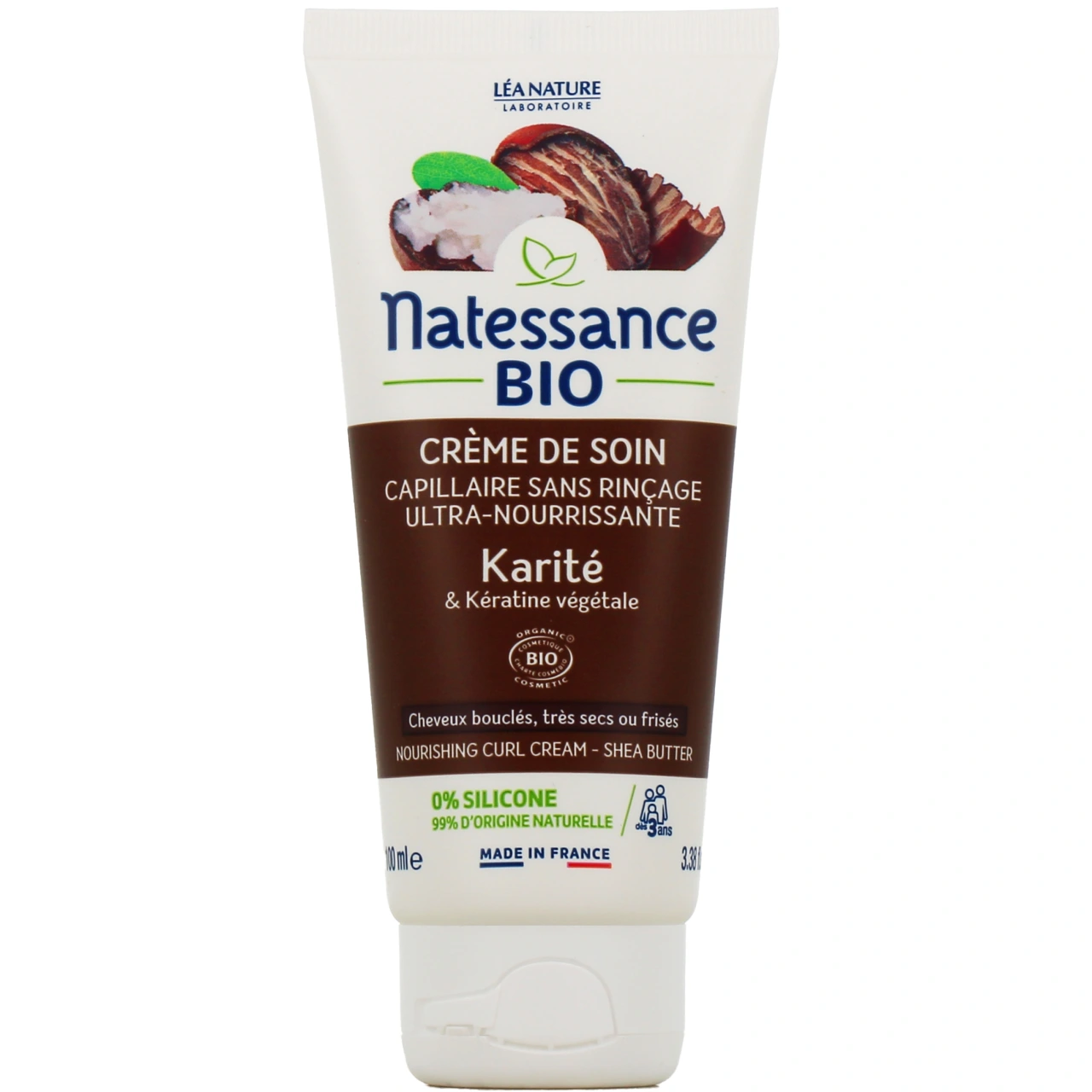 Natessance Crème de Soin Capillaire au Karité Bio - Natessance