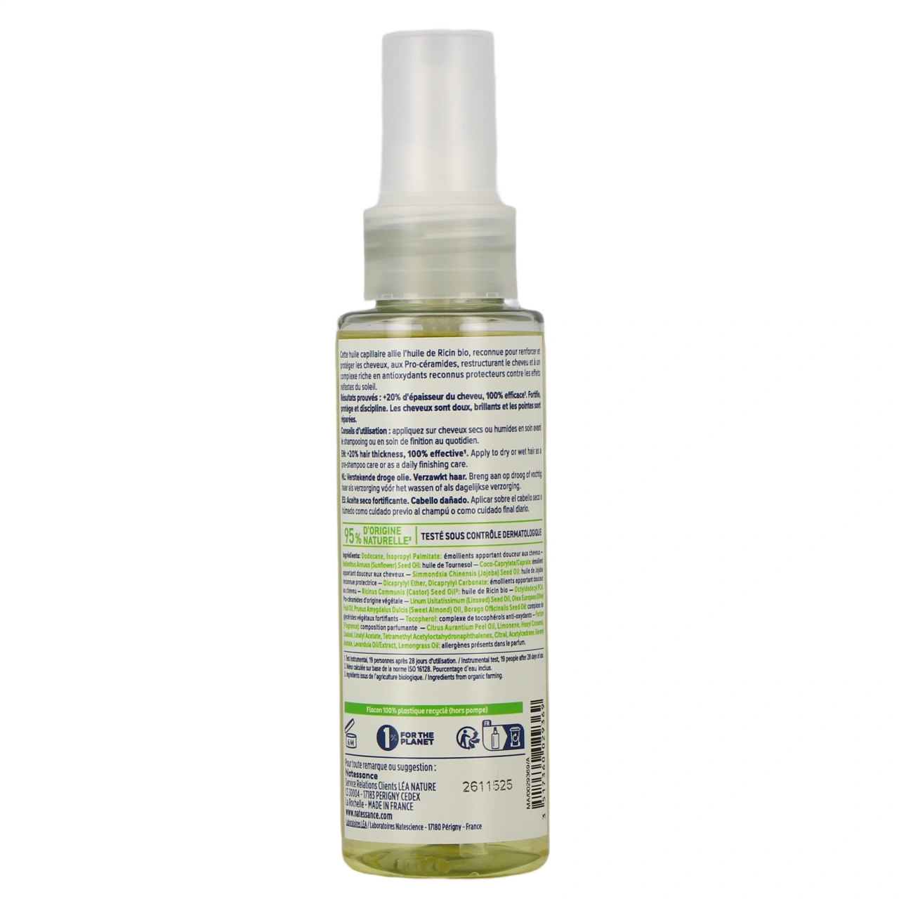 Natessance Huile Capillaire Fortifiante Ricin - Vue 3