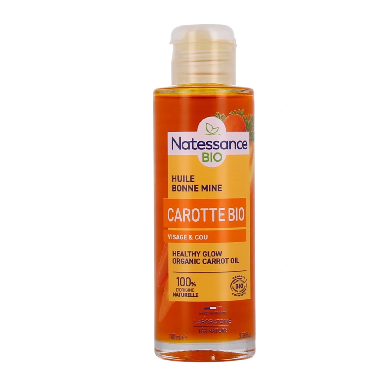 Natessance Huile de Carotte Bio Effet Bonne Mine - Natessance
