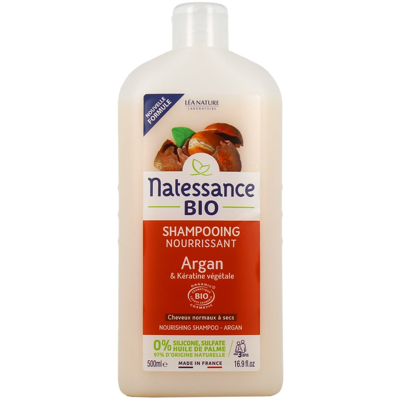 Natessance Shampooing nourrissant Argan Kératine Bio - Vue 4