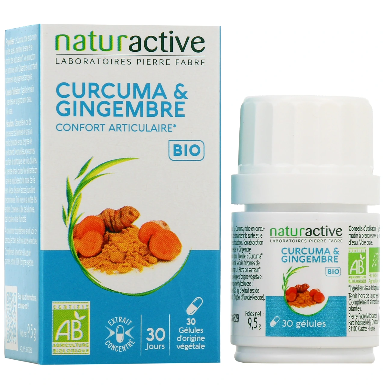 Naturactive Curcuma & Gingembre Bio - Naturactive