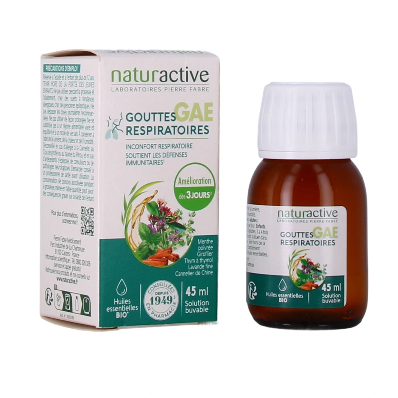 Naturactive Gouttes Respiratoires GAE - Naturactive