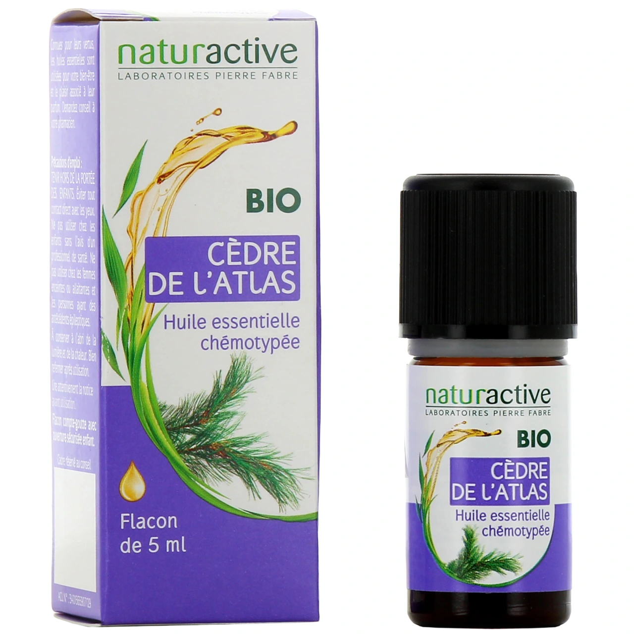 Naturactive Huile Essentielle Cèdre de l'Atlas Bio - Naturactive huiles essentielles