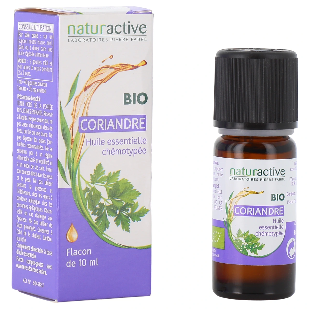 Naturactive Huile Essentielle Coriandre Bio - Naturactive