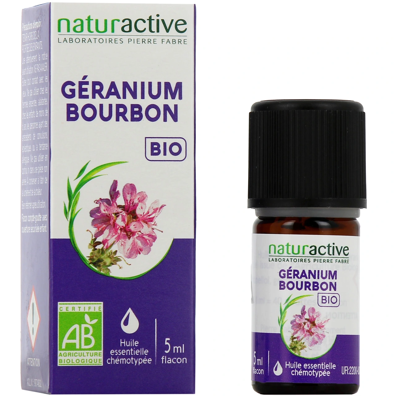 Naturactive Huile Essentielle Géranium Bourbon - Naturactive huiles essentielles
