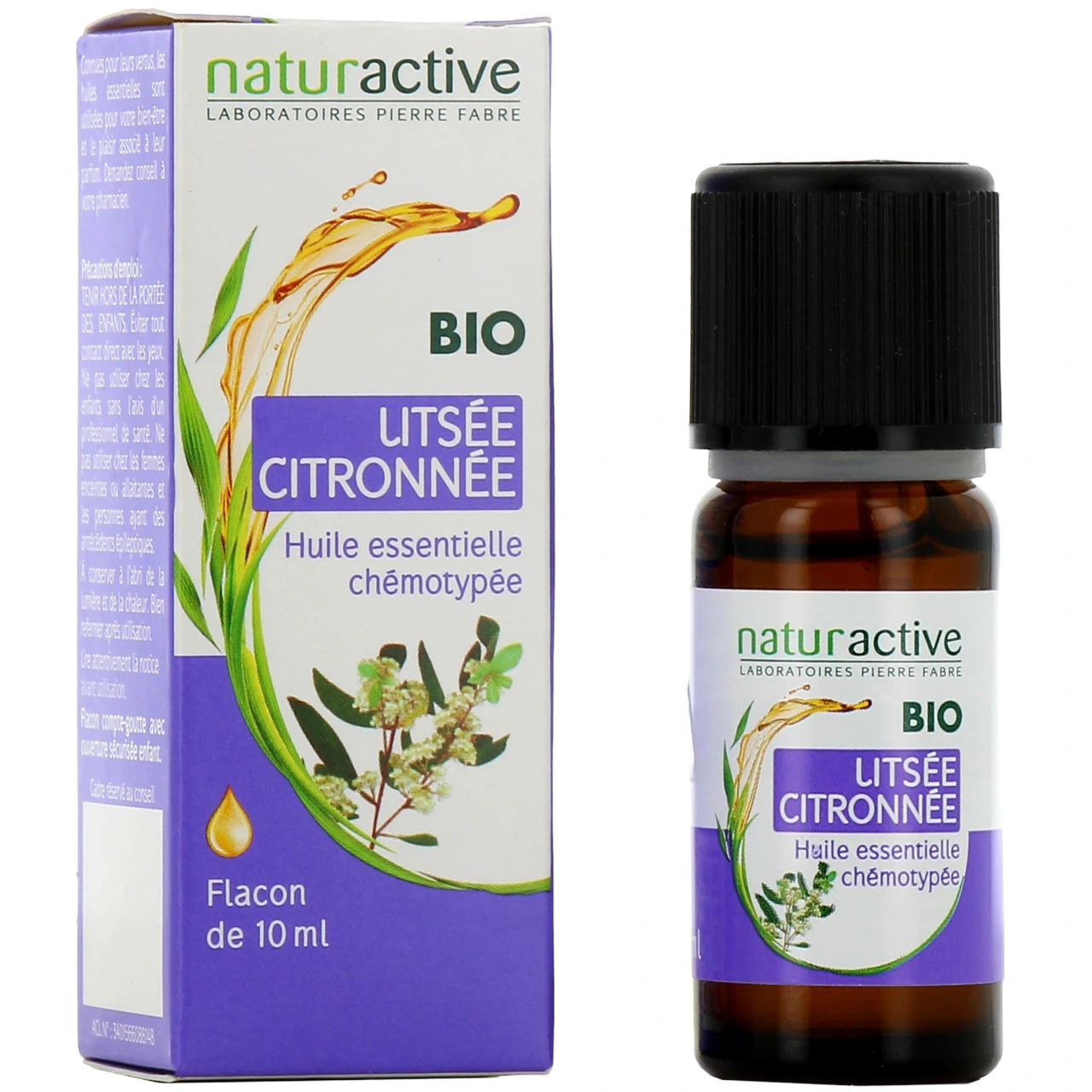 Naturactive Huile Essentielle Litsée Citronnée BIO - Naturactive huiles essentielles