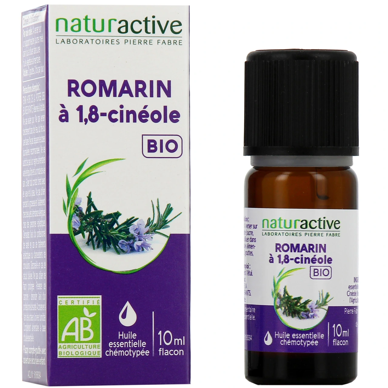Naturactive Huile Essentielle Romarin à 1,8-Cinéole Bio - Naturactive huiles essentielles