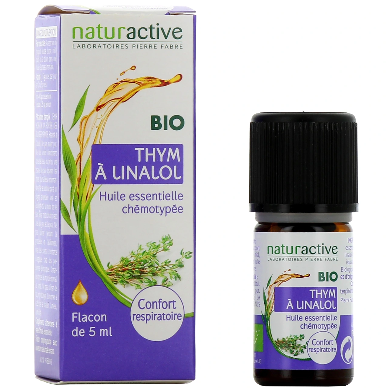 Naturactive Huile Essentielle Thym à linanol BIO - Naturactive huiles essentielles