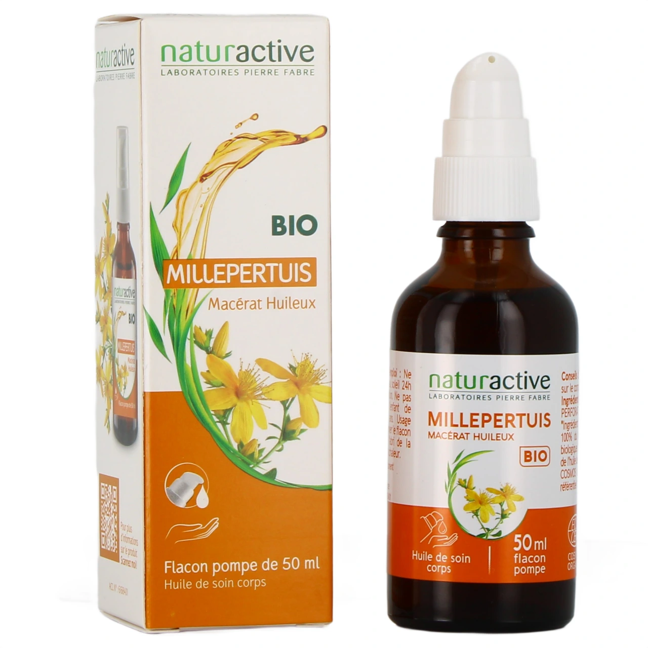 Naturactive Huile végétale de Millepertuis Bio - Naturactive