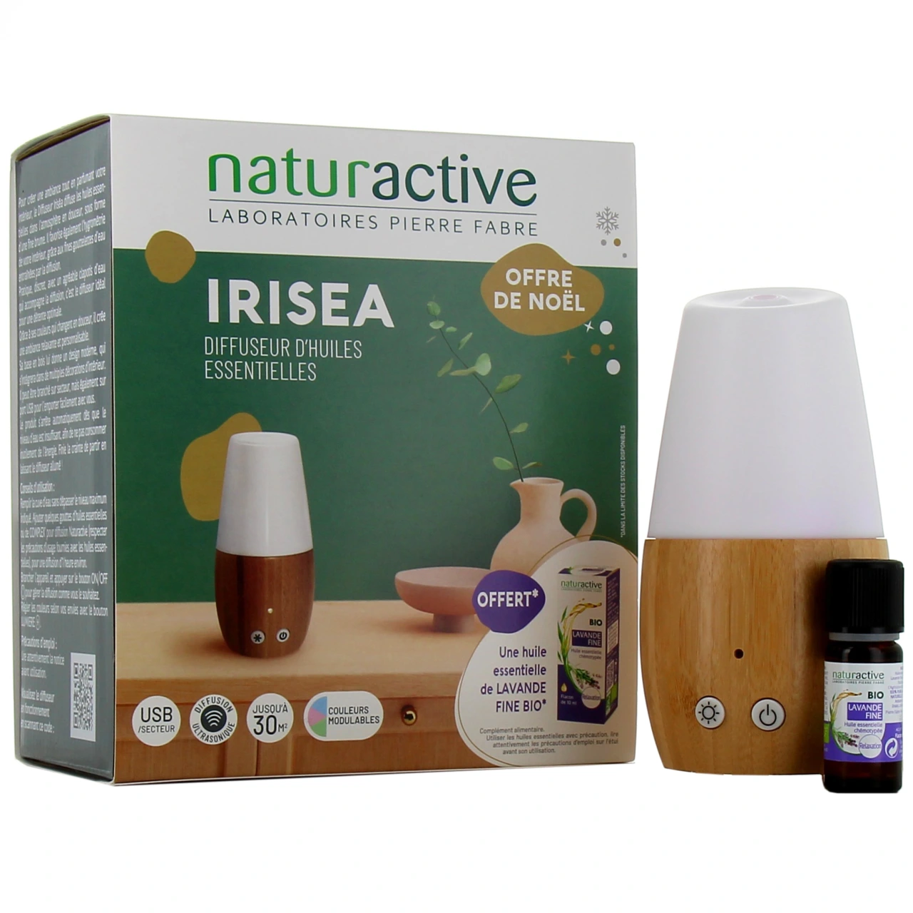Naturactive Irisea Diffuseur d'huiles essentielles - Naturactive huiles essentielles